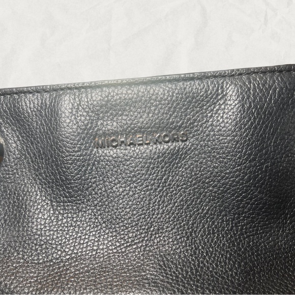 MICHAEL KORS Leather Tote with Chain Handles - Picture 2 of 6